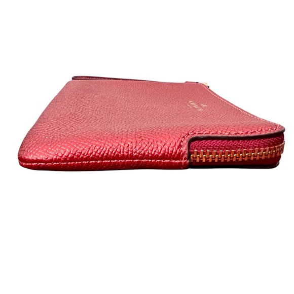 NWOT COACH Corner Zip Leather Wristlet - Picture 5 of 8